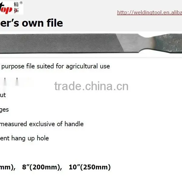 High Carbon Steel File 8" and 10" Farmer`s Own File photo-3