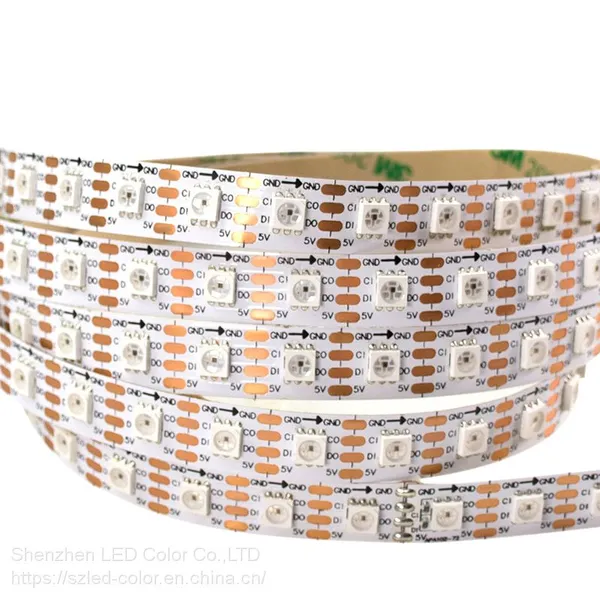72leds/m sk9822 5v led strip ip20 ip65 ip67 rgb 5050 LED Strip LC8822