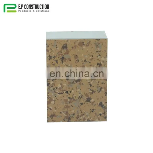 16mm Color Fiber Cement Exterior Wall Cladding Board Price Fireproof Decorative 75mm EPS Sandwich Panels Board photo-2