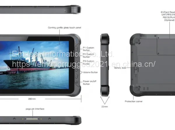 10'' Android: EM-Q15P планшет с системой Android 10.0