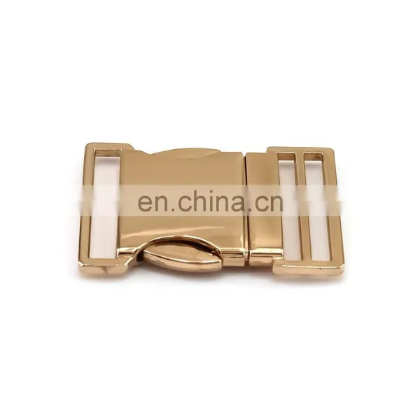 High Quality Thicken Metal Zinc Alloy Buckle Dog Collar Quick Side Release Buckle For Dog Accessories photo-2