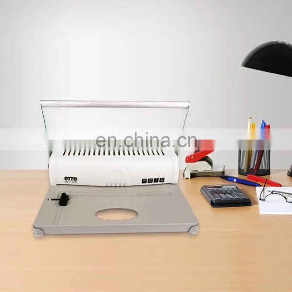 Hot Sale Manual Plastic Comb Binding Machine A4 Size Comb Binder Packing 21 Holes Paper Netbook Binding Machine photo-3