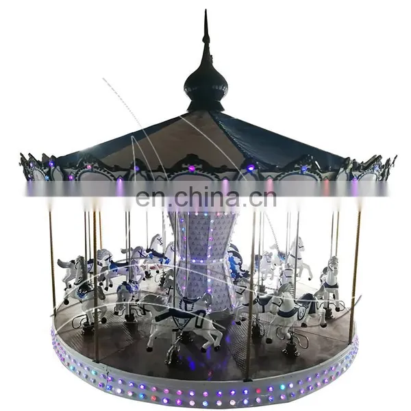 Hot Sale Good Price Carousel Horse Adult Amusement Ride Outdoor and Indoor Carousel for Sale photo-3