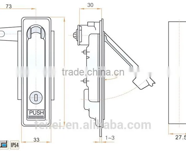 Wholesale Cheap Panel Electric Lock for Industry Metal Cubicle Use photo-6
