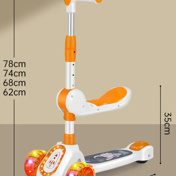 Children\'s Scooter yo yo Scooter Scooter With Music and Light, Seatable and Scootable（Wechat:13510231336 Whatsapp 008613510231336）