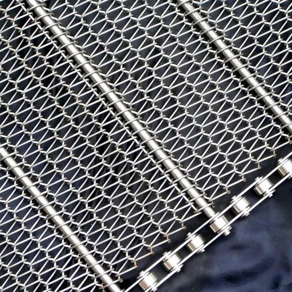 Longen Welded Edge Knitted Wire Mesh Conveyor Belt Stainless Steel Heat Resistant Corrosion Resistant CE Certified Customizable photo-4