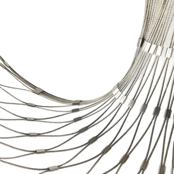 Flexible Stainless Steel Cable Mesh / Balcony Railing Steel Net Stainless Steel /staircase Railing Protecting Mesh