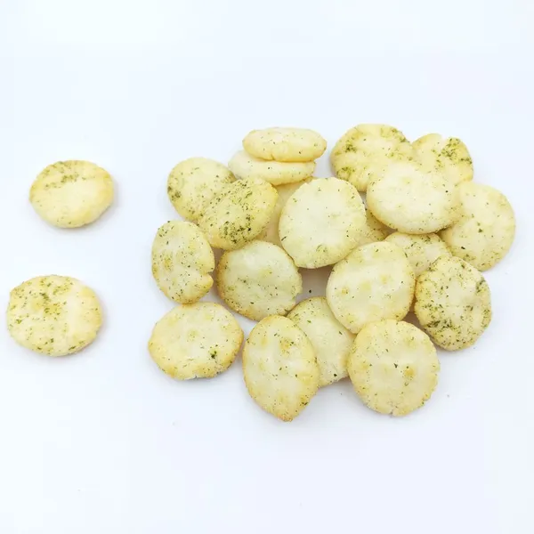 Gluten Free Vegan Baked Seaweed Rice Crackers, Clean Label Savory Snacks, With BRC, HALAL, KOSHER Global Export Certifications photo-2