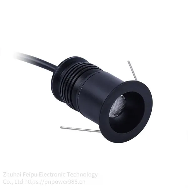 Feipu Deep-hidden Anti-glare Led Mini Downlight Pntd-2w-a30, Chinese-style Minimalist Sand-black Recessed Ceiling Light photo-4