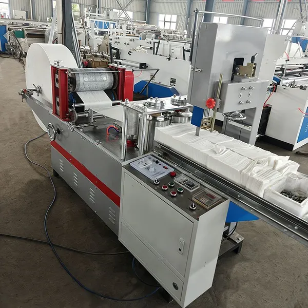 Automatic Restaurant Logo Printing Napkin Tissue Paper Making Machine