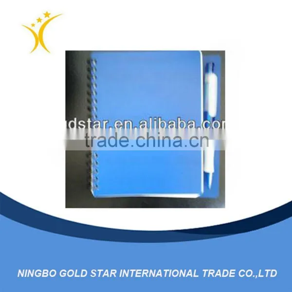 Cheap Promotional spiral notepad with pen
