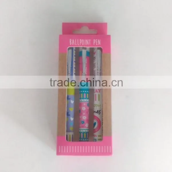 Promotional Ball Pen Plastic Pink Style Ballpen photo-2
