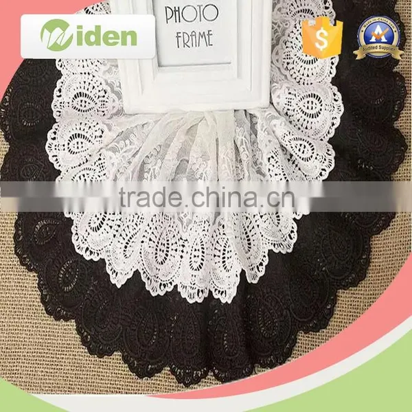 Dyeable Customized Embroidery Bridal Lace Applique Wedding Dress Lace Supplier's Choice