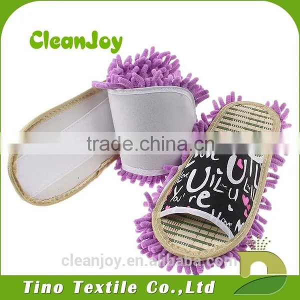Popular&duarble Polyester Chenille Slippers for Household Cleaning photo-5