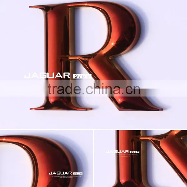 Metal Effect 3d Round Chrome Acrylic Alphabet Letters and Numbers photo-6