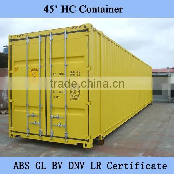 Oversized 45 Feet High Cube Pallet Wide Shipping Container photo-2