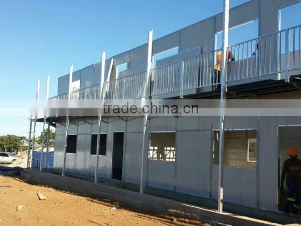 Qualified Steel Security Two-storey Prefab House for Domitory photo-6