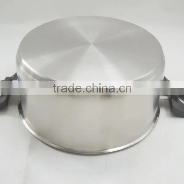 1.6L Big Bakelite Handle Hot Pot Stainless Steel Pot photo-2