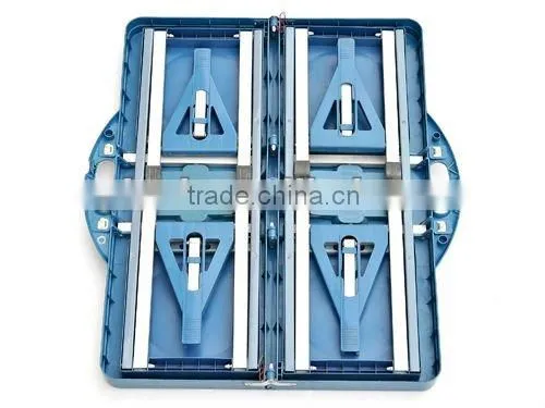 Portable Blue Plastic Folding Table and Chairs photo-3