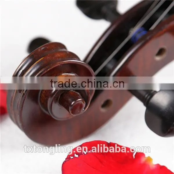 Unvarnished Violin Ebony Accessories Violin Hot Sale In USA Brand Violin 1/2 photo-6