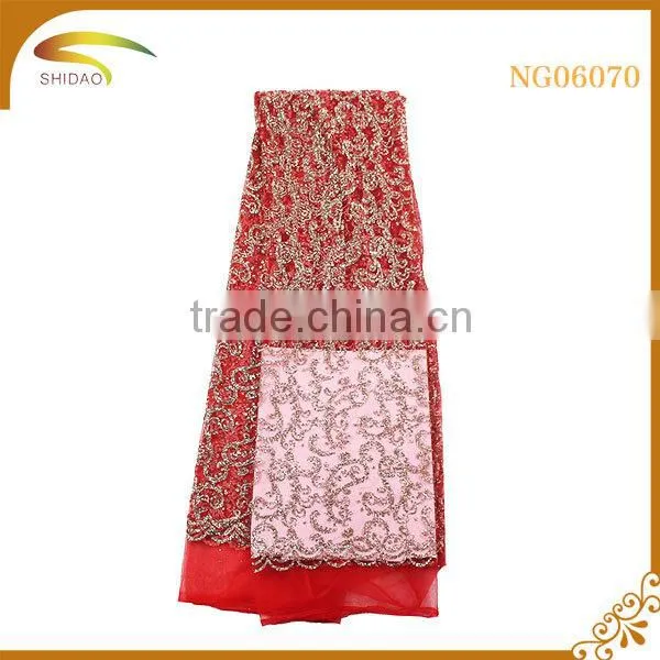 Custom Wholesale Garment Accessories African Tulle French Lace Trim Floral photo-6