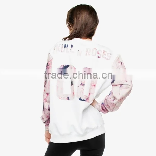 Custom Blank Sweatshi Skull Roses 3d Digital Print Fullprint Crewneck Sweatshirt Spring Autumn Unisex Custom Oversized Pullover photo-3