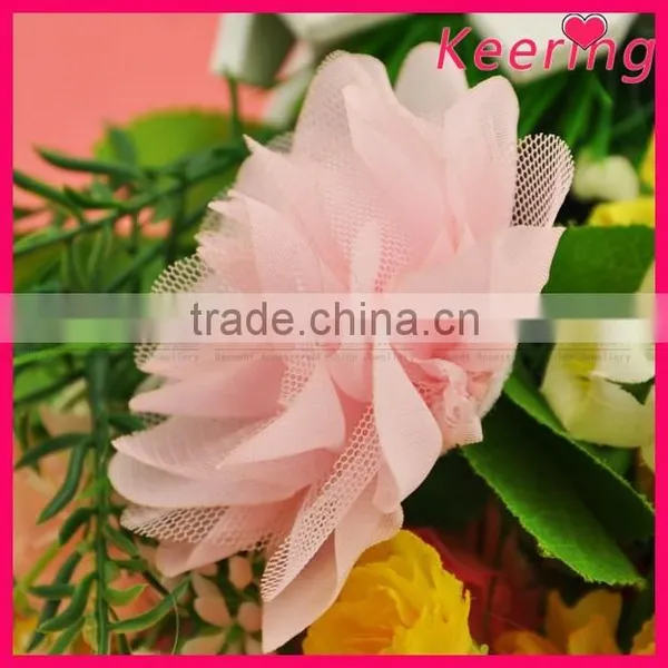 Cheap Wholesale Artificial Chiffon Flower Making Decoration WBF-100 photo-4