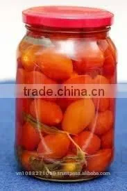 Pickled Cherry Tomatoes in 540ml Glass Jar