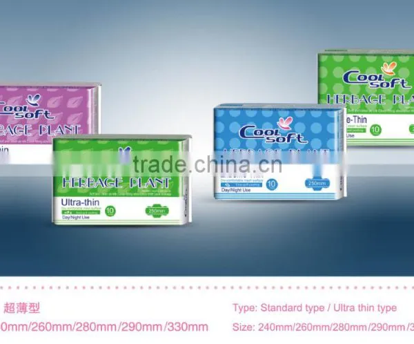 Carefree Sanitary Napkin, Sanitary Napkin With Loop Belted Sanitary Napkin