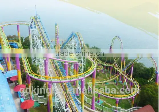 24-seat large three-ring roller coaster