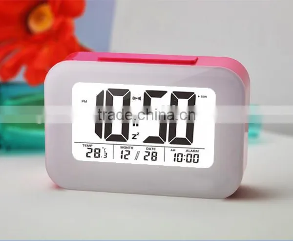 Smartlite Digital LCD Clock, Intelligent Clock, Smart Night Light Calendar Clock photo-3