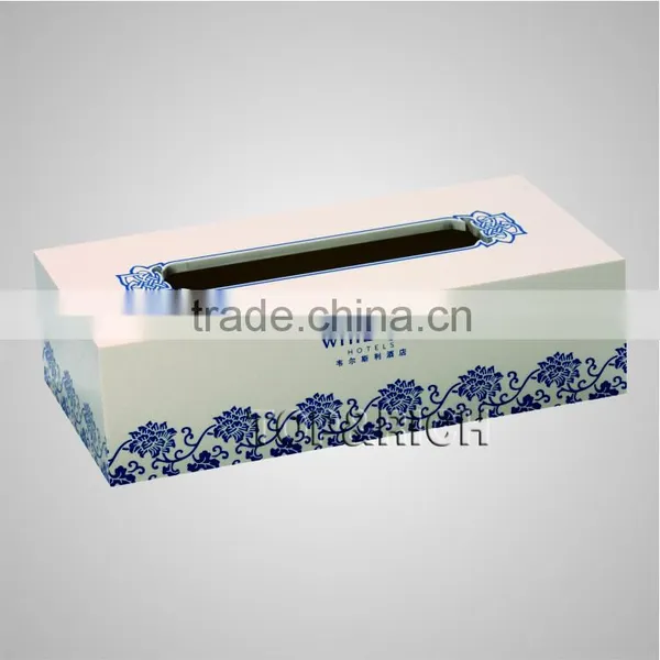 Practical Home & Hotel Decoration Acrylic Leather Tissue Box With Experienced Factory Made photo-2