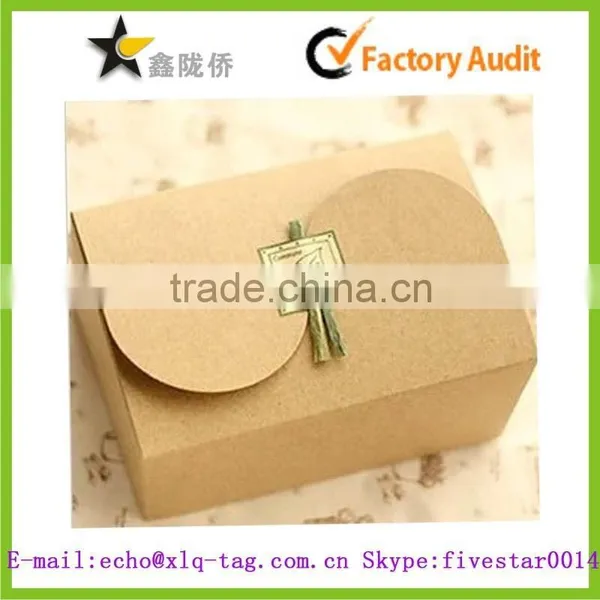 2015 Wholesale Customised Cheap Kraft Paper Packing Box,Kraft Paper Gift Box,kraft Box photo-4