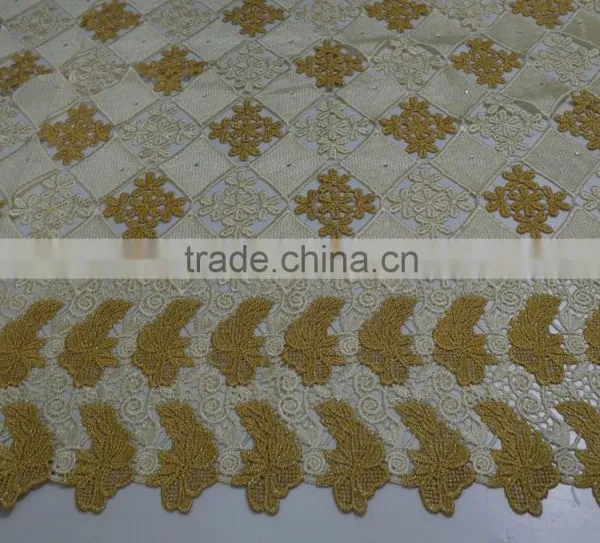 Trending Style Latest Chemical Lace Sequin and Beads Lace Fabric Lace With Rhinestones Wedding Dress photo-6