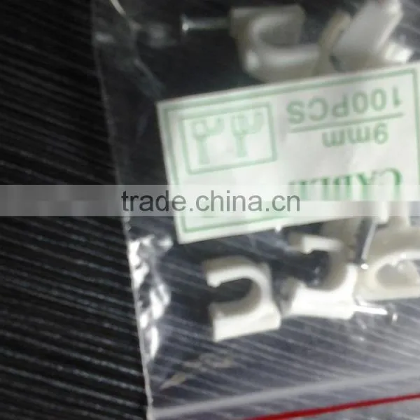 Supply Round Nail Cable Clip 28mm With the Best Price photo-2