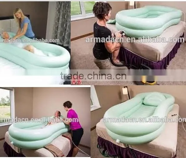 Home Care Three Layers Inflatable Adult Bathtub for Disability Aids photo-6