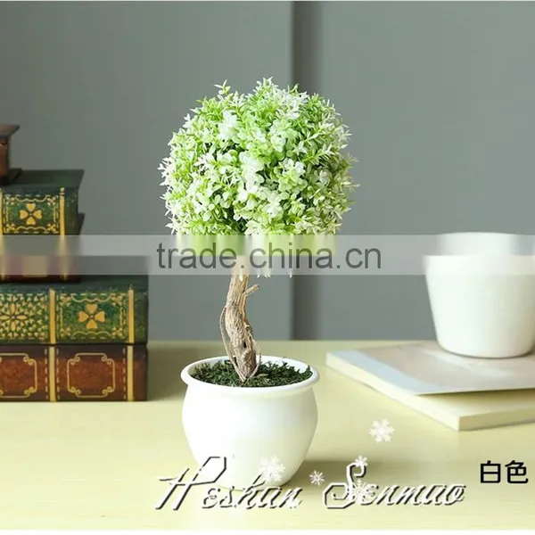 Popular Wedding Decoration 2016 New Artificial Grass Ball With Trunk Green Ball With Competitive Price photo-3