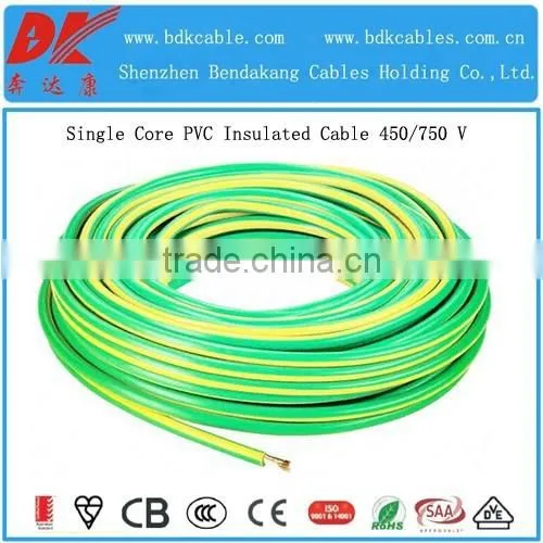 Pvc Single Core Cable Flexible Copper 450/750v Power Cables Size 2.5mm Single Core Multistrand Electrical Cables photo-3