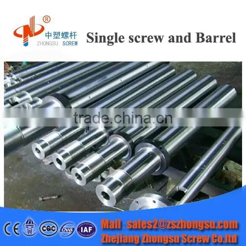 Bimetal Single Extruder Rubber Screw Barrel for Rubber Shoes photo-3