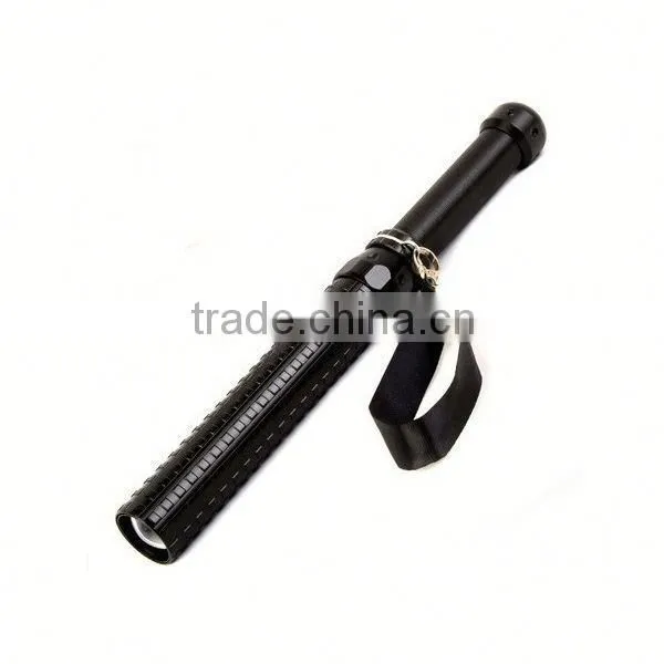 1180 Multi-function Self-defense Rechargeable Baseball Shape 2013 Police Flashlight photo-5