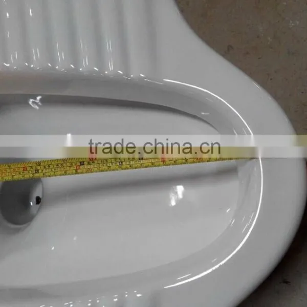 Gloss Squatting Pan With Siphon Trapway Fender photo-4
