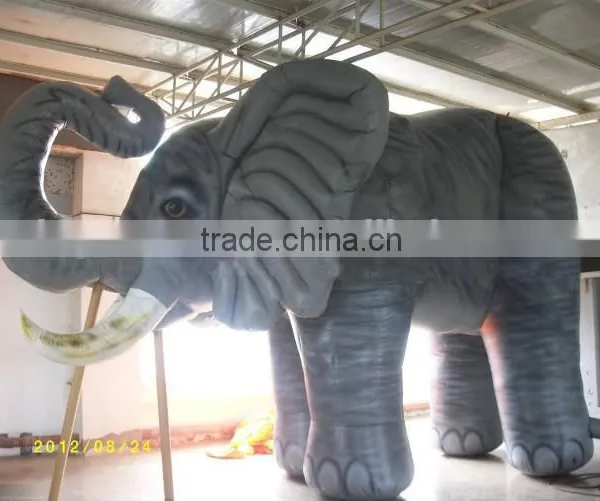 High Quality Customized Inflatable Elephant Model/ 210D Oxford Inflatable Giant Elephant