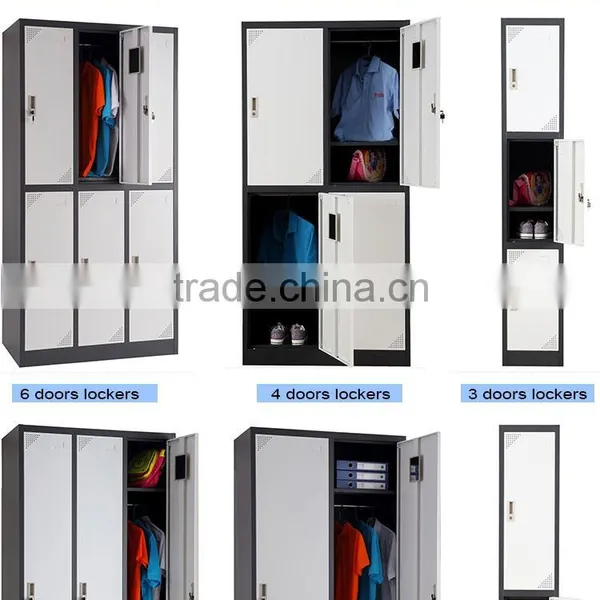 Office Furniture Price List Steel Metal Wardrobe Sliding Door Roller photo-5