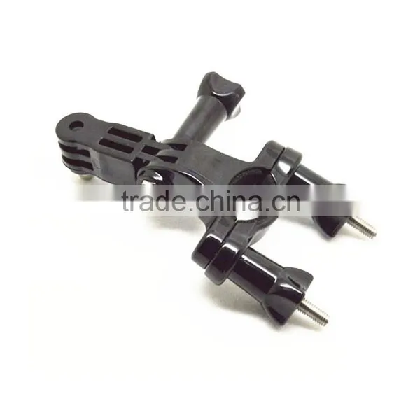 Bicycle Handlebar / Seatpost Clamp With Three-way Adjustable Pivot Arm for Gopro Hero 3+/3/2/1