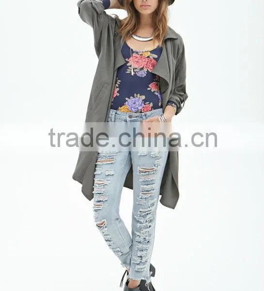 2014 Bodysuit Floral Printed Apparel for Women Bodysuit Cheap Female Clothing Quality Choice photo-6