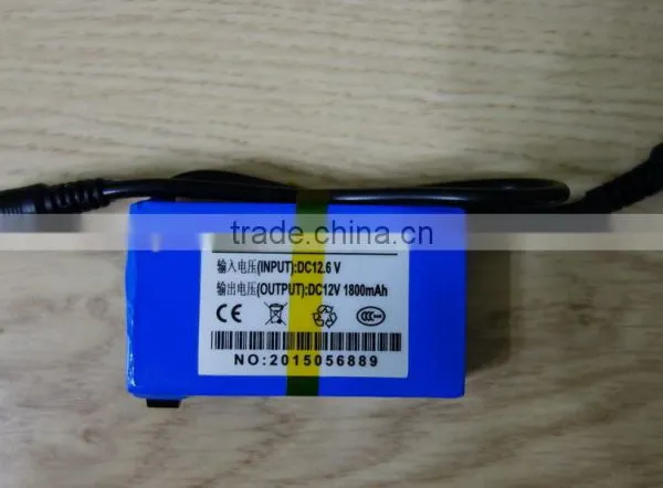 12V 1800MA Polymer Lithium Battery / Rechargeable Li-ion Battery / Li-polymer Battery