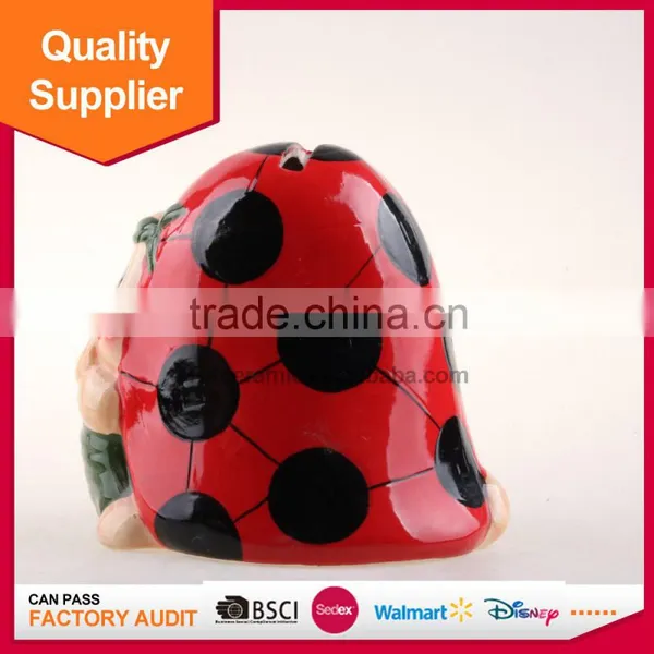 Promotional Funny Snail Shape Ceramic Money Bank for Home Decoration photo-3