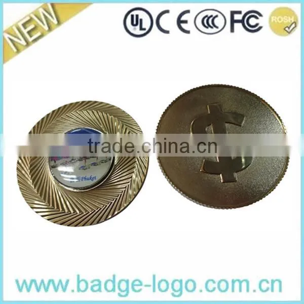 Old Western Style Customized Design Metal Coin Bezel photo-2