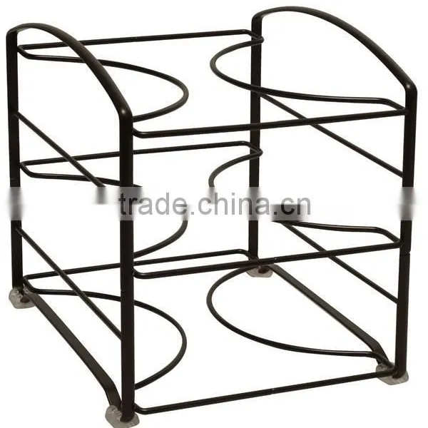 3 Tiers Metal Kithen Wrap Organizer Rack photo-2