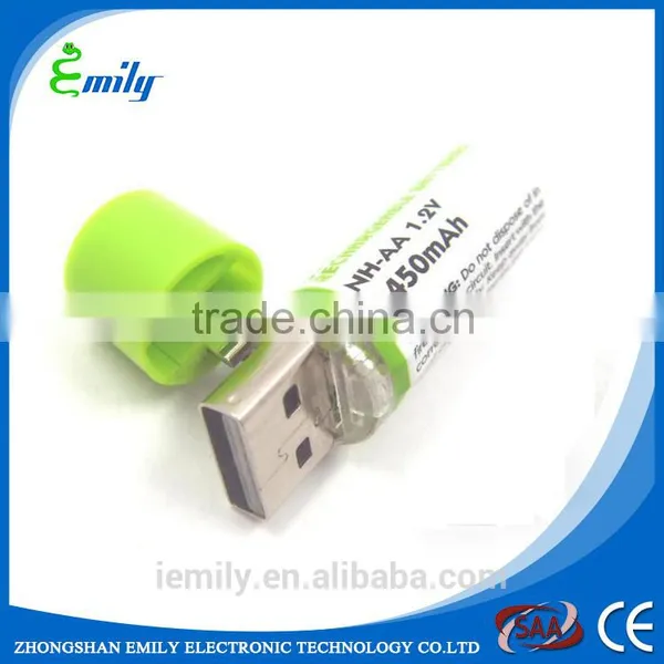 NI-MH AA USB Rechargerable Batteries,Environmental Cycle AA Batteries,500/800/1200ham photo-5